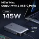 Портативний зарядний пристрій (павербанк) UGREEN PB551 20000mAh 145W Grey (55992)