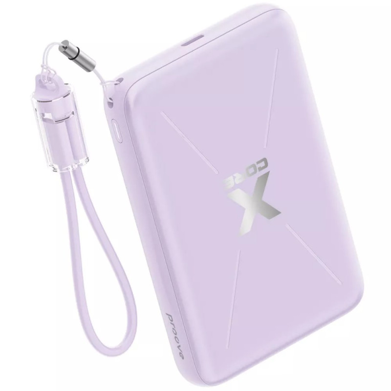 Портативное зарядное устройство (павербанк) Proove X-Core 22.5W 10000mAh Purple (PNXC22010009)