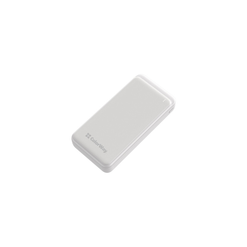 ColorWay Slim 20000mAh White (CW-PB200LPG3WT-PD)