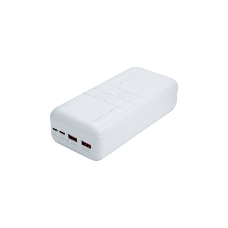 XO PR189 2USB+Type-C QC&PD3.0 22.5W 30000mAh White (XO-PR189W/29188)