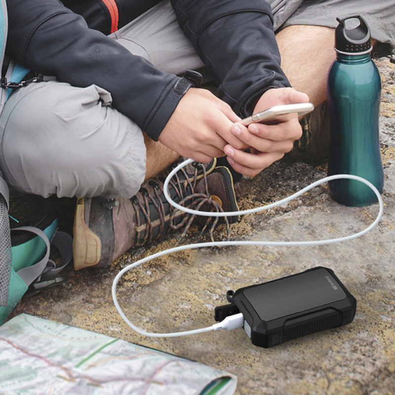 Портативное зарядное устройство (павербанк) Sandberg 10000mAh Hand Warmer flashlight 1W USB-C/USB-A 2A/5V (420-65)