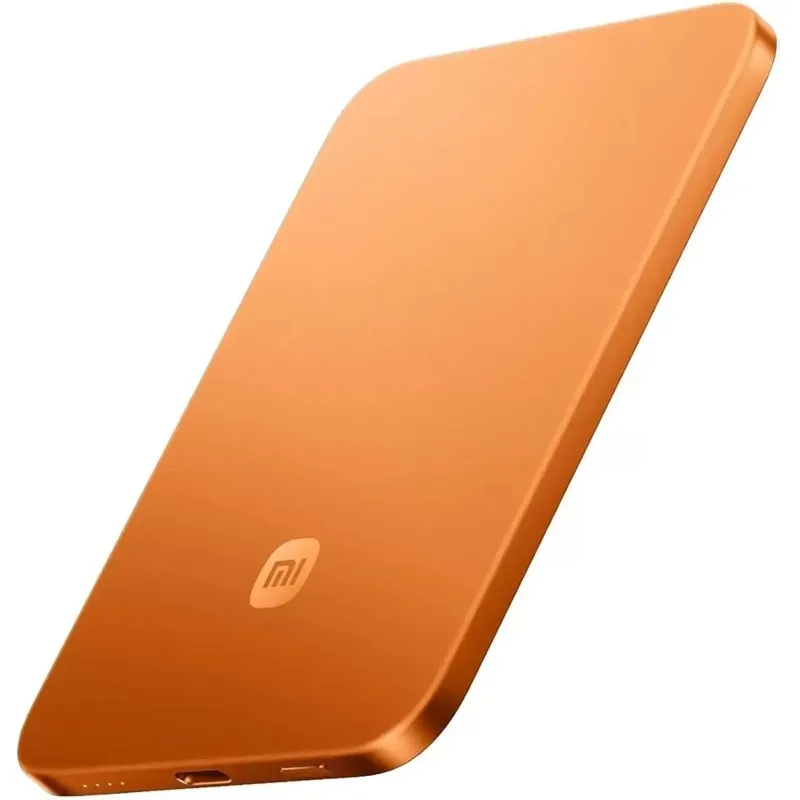 Портативний зарядний пристрій (павербанк) Xiaomi Magnetic UltraThin 5000mAh 15W Orange (BHR0975GL)