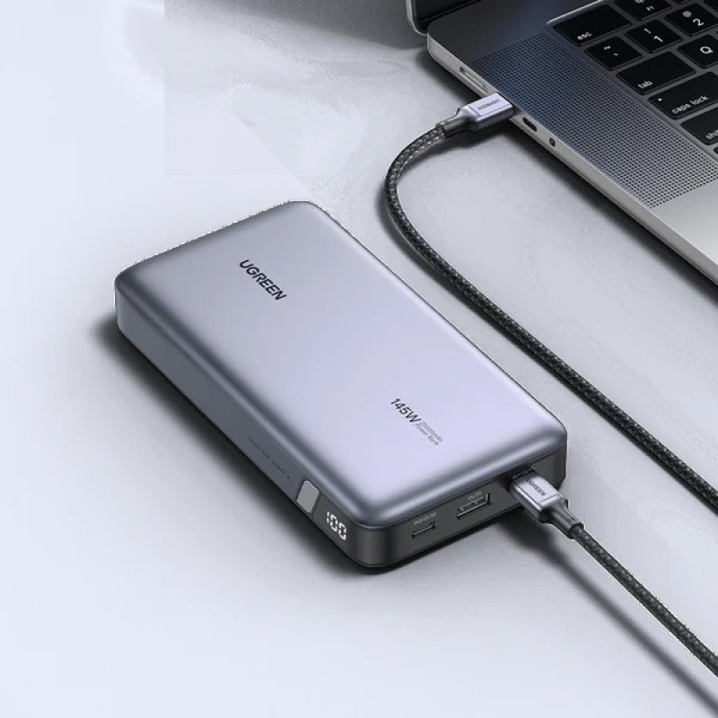 Портативний зарядний пристрій (павербанк) UGREEN 145W 3-port Laptop Fast Charging Power Bank 25000mAh PB205 (90597)
