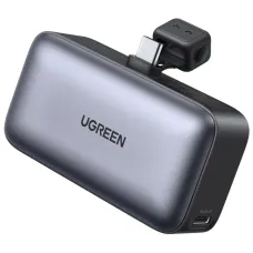 Портативное зарядное устройство (павербанк) UGREEN Nano 5000mAh 22.5W USB Type-C Gray (35338)