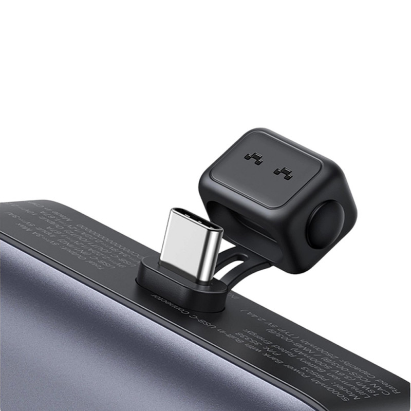 Портативное зарядное устройство (павербанк) UGREEN Nano 5000mAh 22.5W USB Type-C Gray (35338)