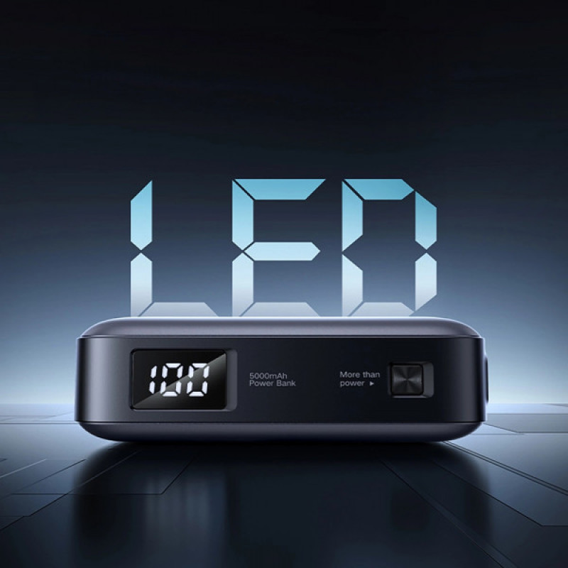 Портативное зарядное устройство (павербанк) UGREEN Nano 5000mAh 22.5W USB Type-C Gray (35338)