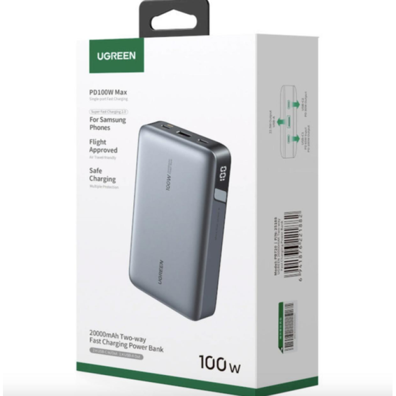 UGREEN PB720 20000mAh 100W Grey (25188)