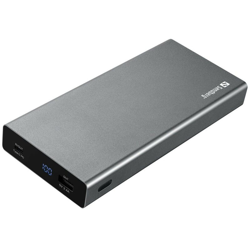 Sandberg PD 88W 4,4A 20000 mAh, USB, 2хType-C OUT (420-52)
