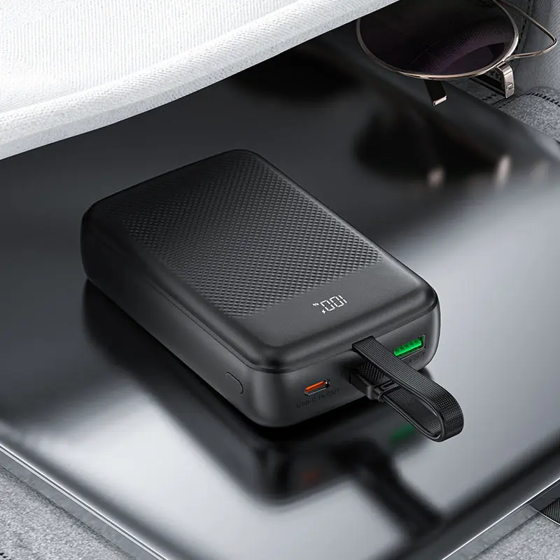 Портативное зарядное устройство (павербанк) Acefast M14 20000mAh Black (6974316283966)