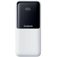 Портативное зарядное устройство (павербанк) Baseus Lipow Built-In Lightning/USB-C 20000mAh White (P10079102213-00)