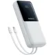 Портативное зарядное устройство (павербанк) Baseus Lipow Built-In Lightning/USB-C 20000mAh White (P10079102213-00)