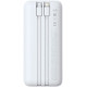 Портативное зарядное устройство (павербанк) Baseus Lipow Built-In Lightning/USB-C 20000mAh White (P10079102213-00)