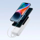 Портативное зарядное устройство (павербанк) Baseus Lipow Built-In Lightning/USB-C 20000mAh White (P10079102213-00)