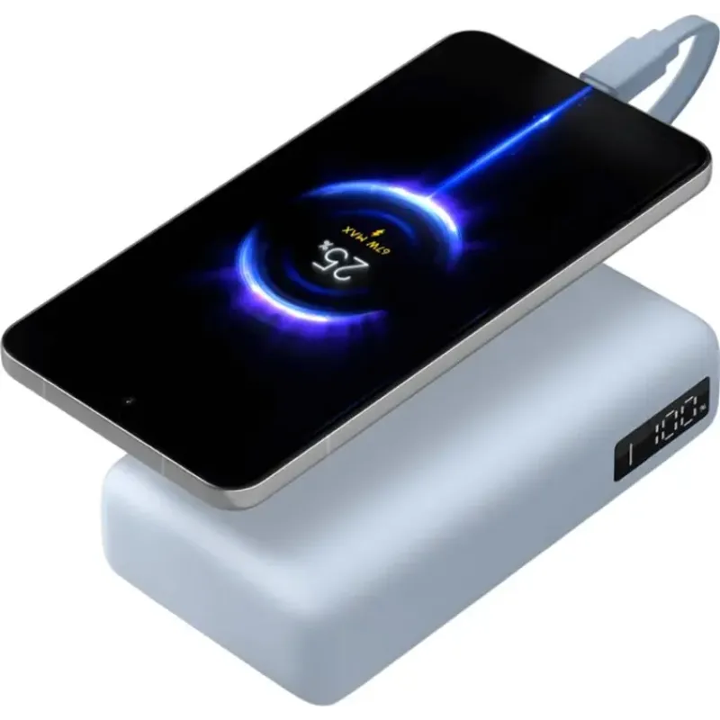 Портативний зарядний пристрій (павербанк) Xiaomi 20000mAh 67W Ice Blue (BHR08O8GL)