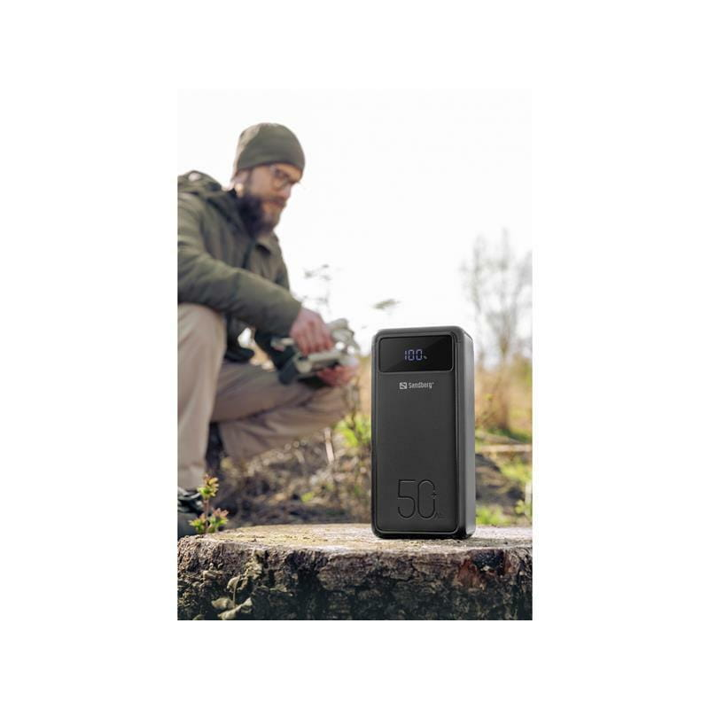 Sandberg PD 50000 mAh 130W PD Black (420-75)