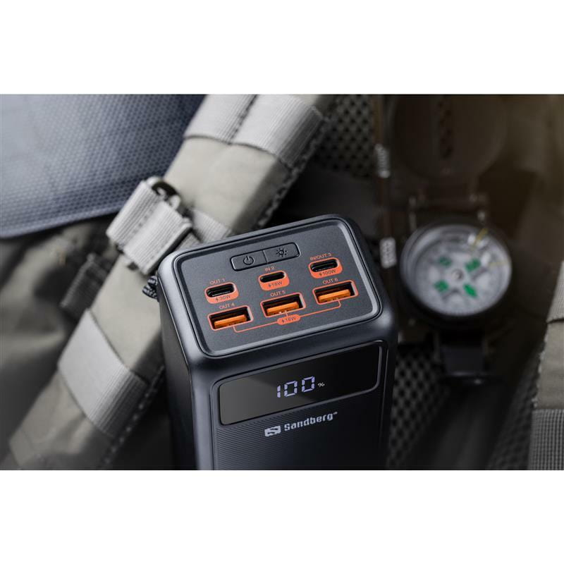 Sandberg PD 50000 mAh 130W PD Black (420-75)