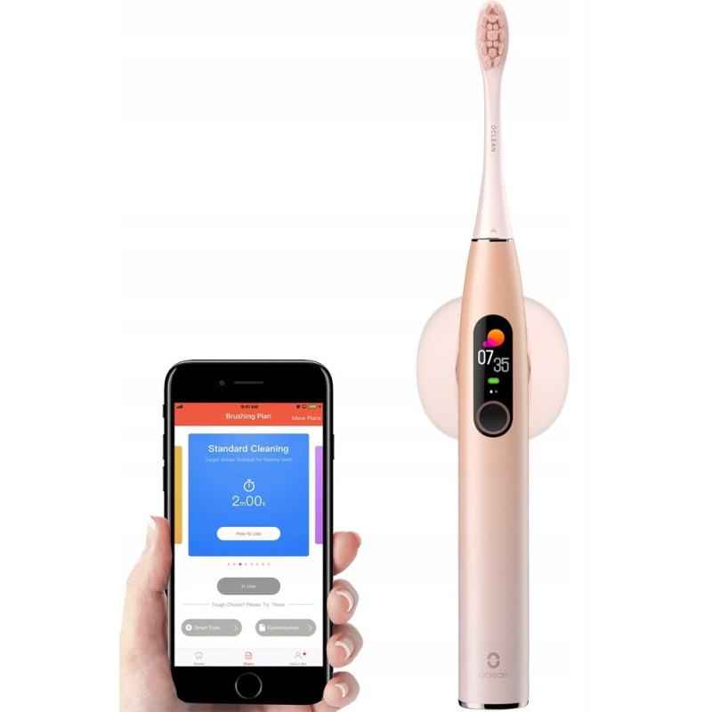 Oclean X Pro Digital Electric Toothbrush Champagne Gold (6970810552553)