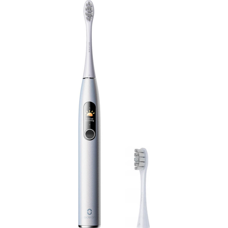 Oclean X Pro Digital Electric Toothbrush Glamour Silver (6970810552560)