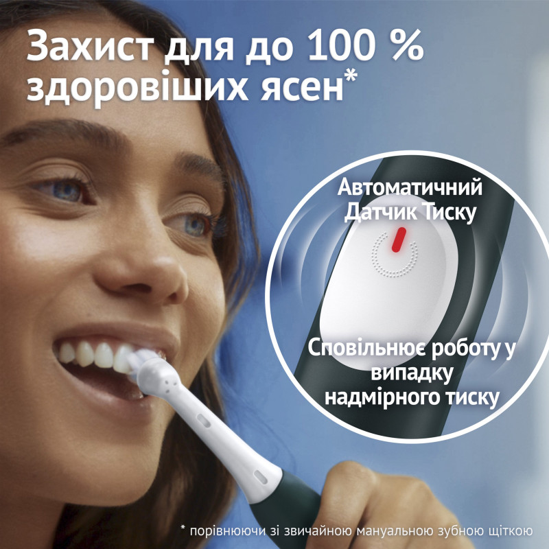 Braun Oral-B iO 2 Ультрачорна та Лісова зелень (8006530016636)