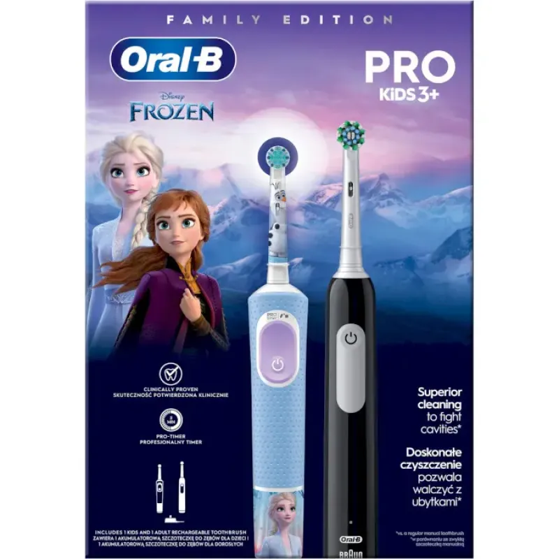 BRAUN Oral-B D103 Frozen (3+) + Pro 1 D305 (Family Edition)
