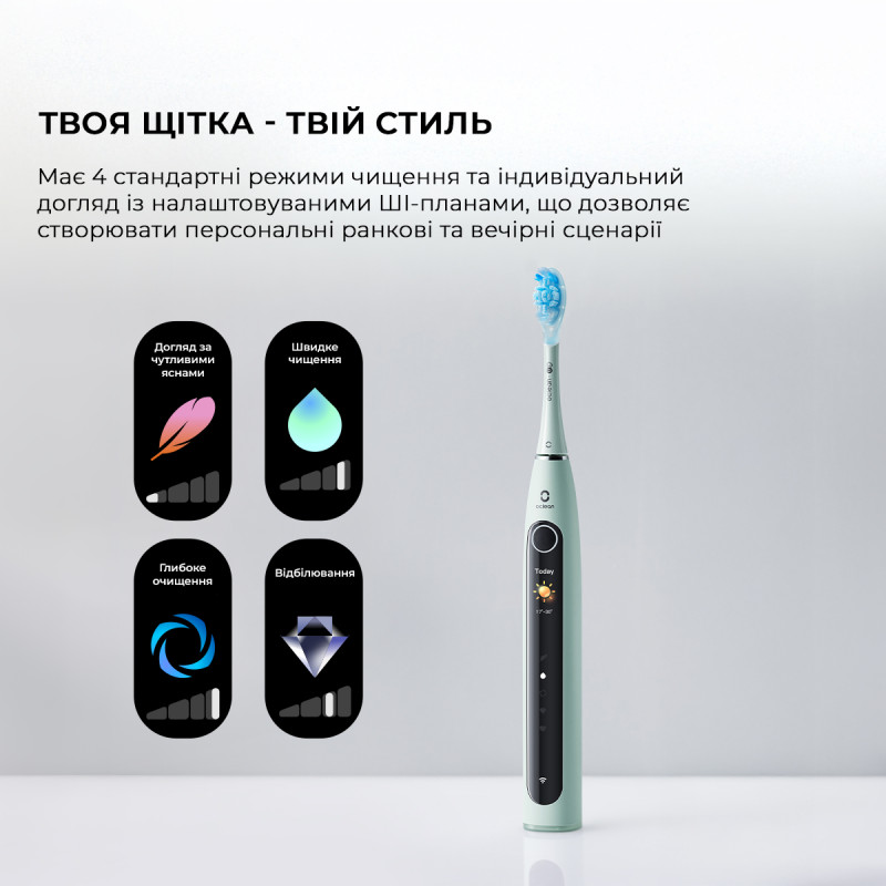 Oclean X Pro 20 Electric Toothbrush White (6970810556957)
