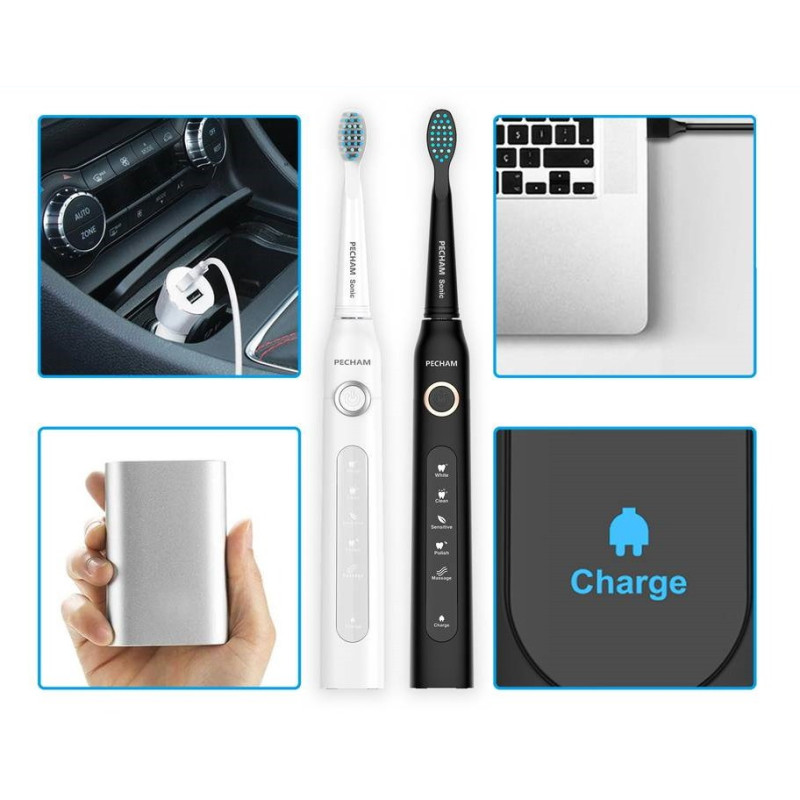 Pecham Black and White Travel Set
