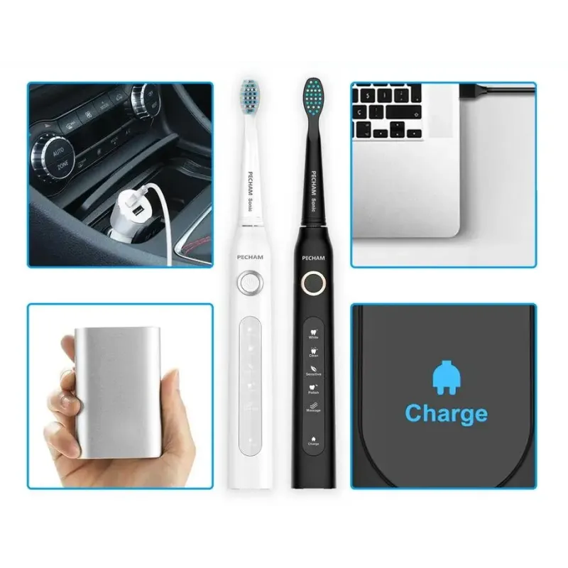 Pecham Black and White Travel Set
