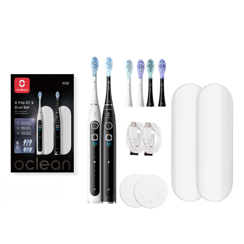 Oclean X Pro 20 S Duo Set White+Black (6970810556919)