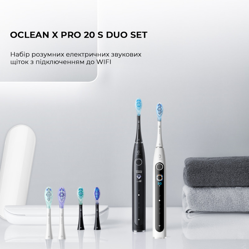 Oclean X Pro 20 S Duo Set White+Black (6970810556919)
