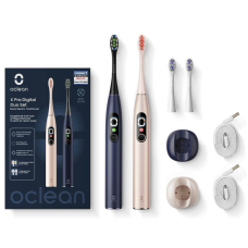 Oclean X Pro Digital Duo Set Dark Blue + Golden (6970810554274)
