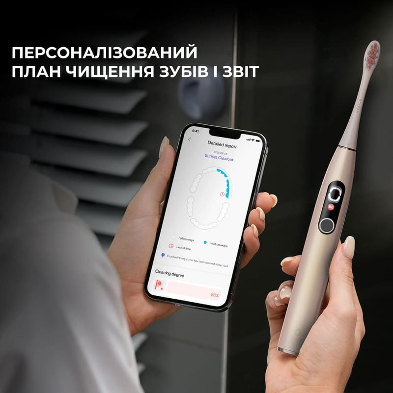 Oclean X Pro Digital Duo Set Dark Blue + Golden (6970810554274)