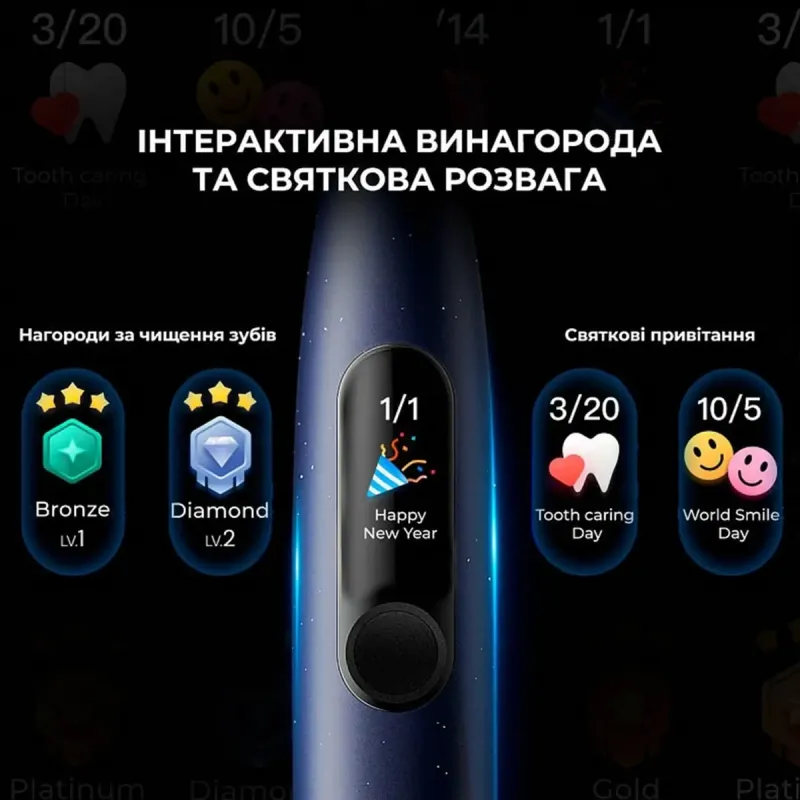 Oclean X Plus Pro Digital Blue (6970810556186)
