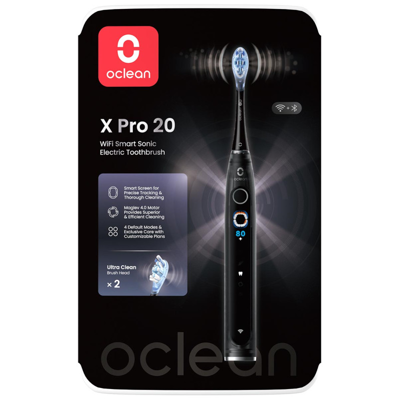 Oclean X Pro 20 Electric Toothbrush Black (6970810556940)