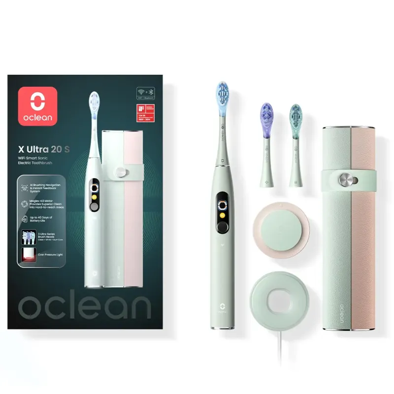 Oclean X Ultra 20 Set Electric Toothbrush Green (6970810557091)