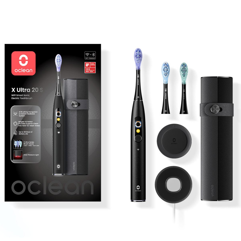 Oclean X Ultra 20 Set Electric Toothbrush Black (6970810557107)