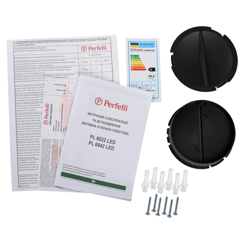 Вытяжка Perfelli PL 6042 W LED
