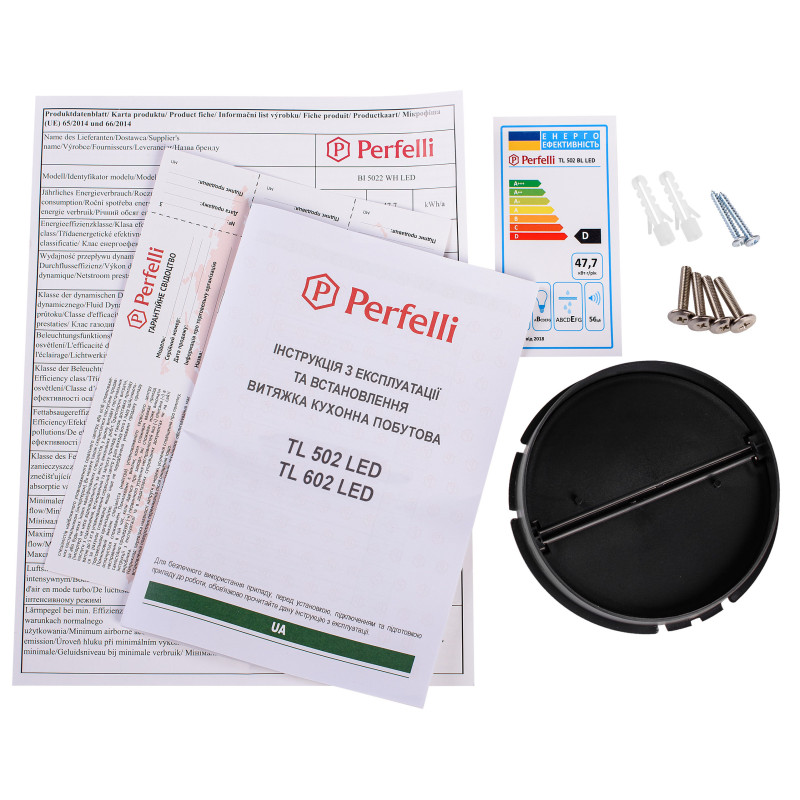 Вытяжка Perfelli TL 502 BL LED