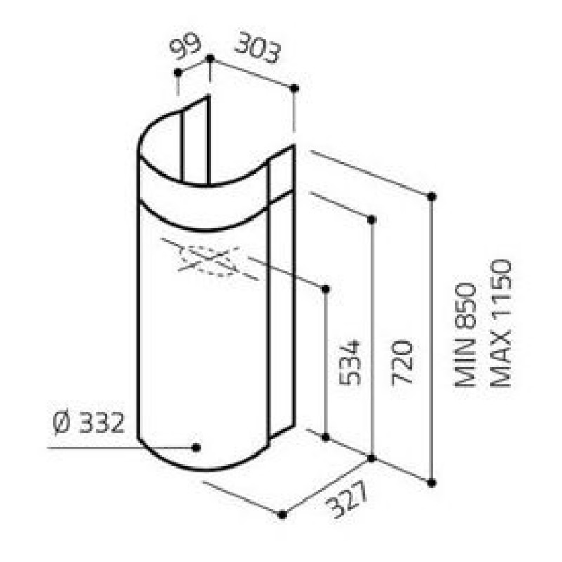 Витяжка Elica STONE IX/A/33