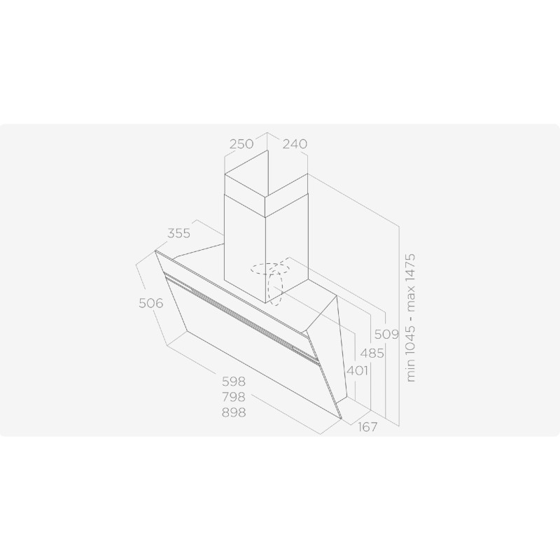 Витяжка Elica STRIPE @ BL/A/60