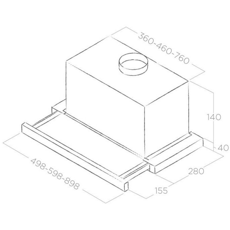 Elica TT14 PLUS BL/A/60