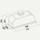 Витяжка FALMEC GRUPPO INCASSO MURANO 70800 CGIW70.E10P6#ZZZF491F