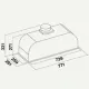 Вытяжка FALMEC GRUPPO INCASSO MURANO 70 800 CGIW70.E10P6#ZZZF491F