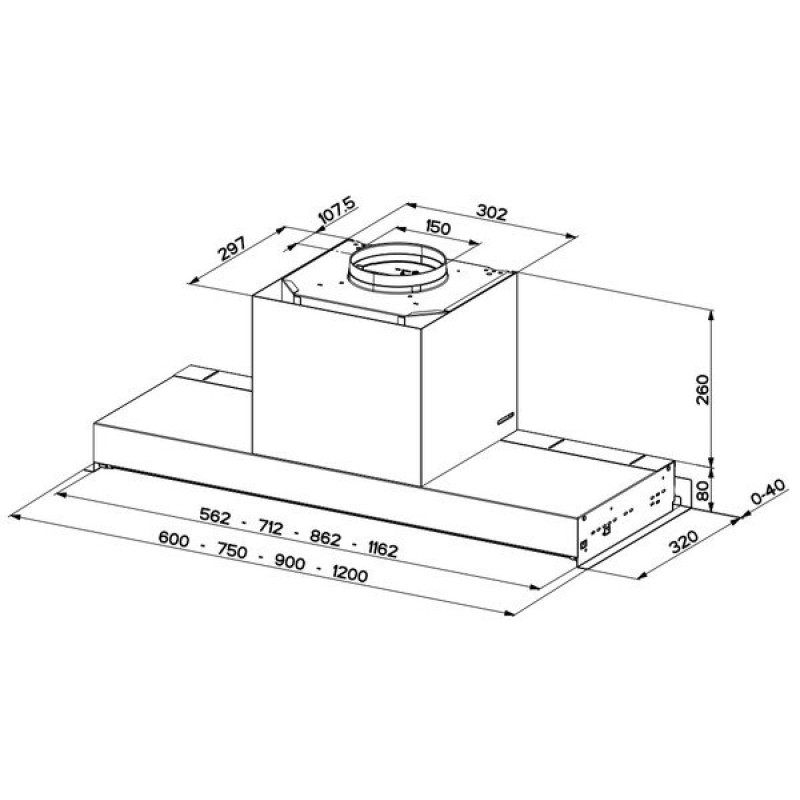 Витяжка Faber In-Nova Premium WH M A60 (305.0625.312)