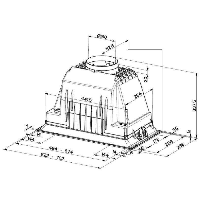 Витяжка Faber INKA PLUS HCS X 52 (305.0602.049)