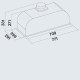 Витяжка FALMEC GRUPPO INCASSO PLUS 70 black 800 CGIW70.E26P2#EUN490F