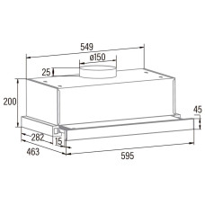 Вытяжка Cata TFB-5160 WH (02034107)