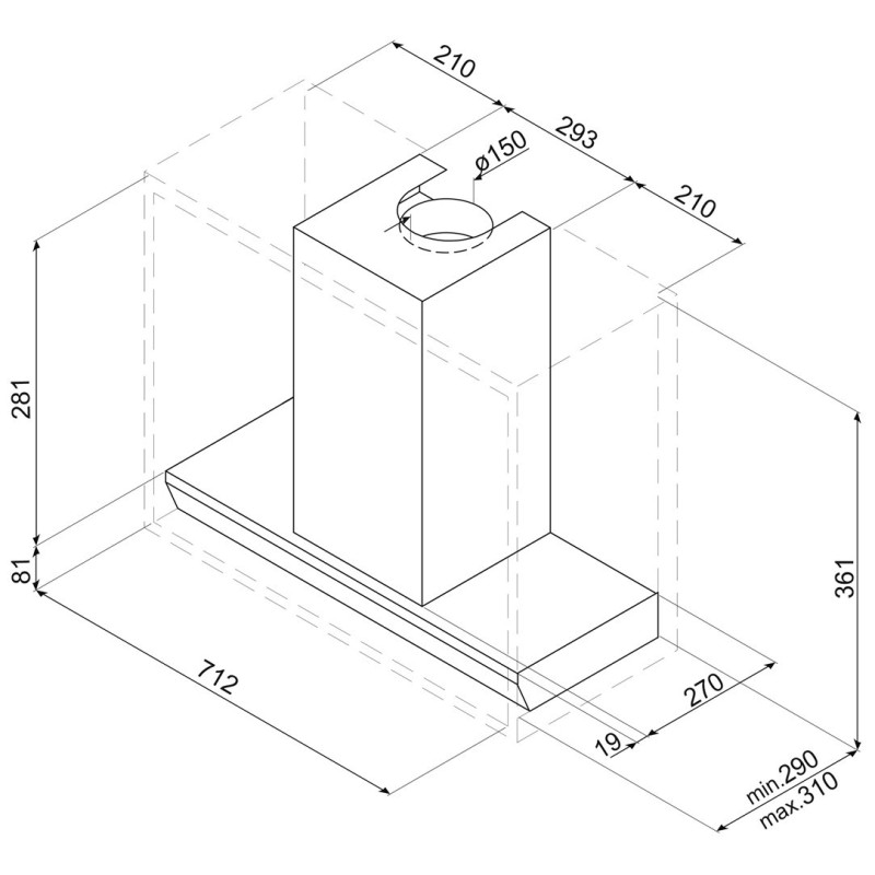 Витяжка SMEG KSGT73X