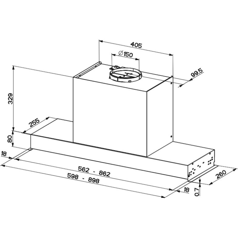 Витяжка Faber Ultra Slim X Kl A60 (305.0655.735)