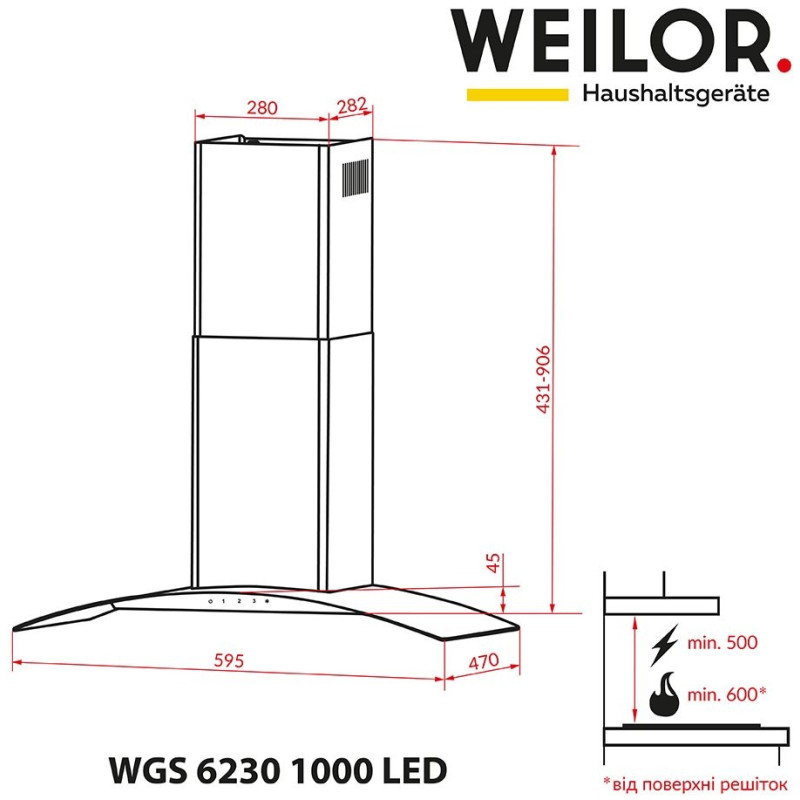 WEILOR WGS 6230 SS 1000 LED