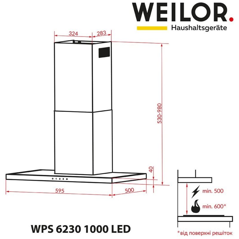 WEILOR WPS 6230 BL 1000 LED